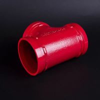 中锦科技 沟槽卡箍三通DN80(外径89)正三通 个