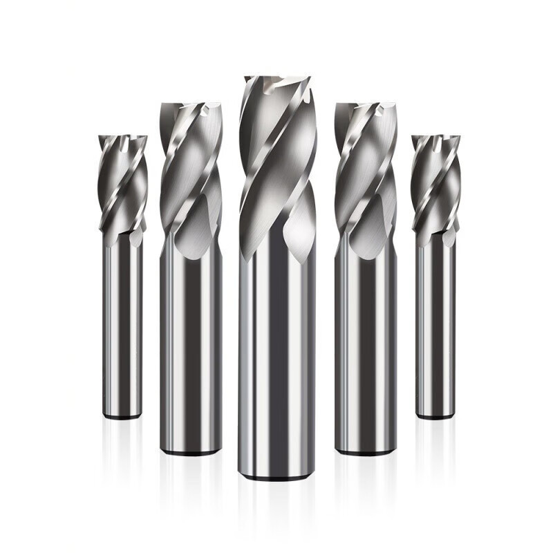 溥畔艾风格立铣刀高速钢白钢洗刀铝合金数控机床直柄车床金属铁四刃刀 4刃精铣刀4MM