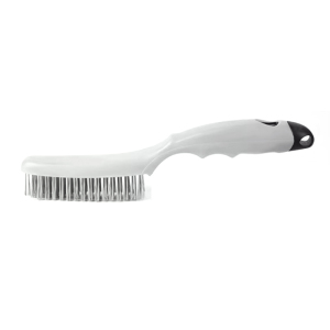 钢丝刷除锈打磨不锈钢清洁刷带柄钢刷铁刷子[工业灰加密]不锈钢刷带刮片