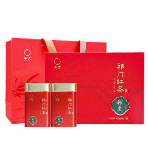 天方茶叶祁门红茶明前特级原产地祁红毛峰春茶礼盒装300g年货茶礼盒春节送礼