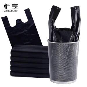 忻享 加厚黑色背心式塑料垃圾袋32*52cm 100个/包