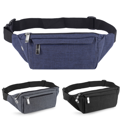 多功能腰包男士帆布运动跑步手机腰带包工地干活小型轻便防水耐磨