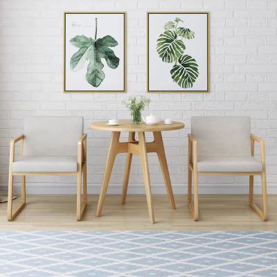 振雅 原木圆桌 by-ym01