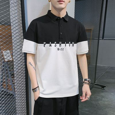 梵克公牛POLO衫男短袖2020夏季新款韩版流拼色刺绣T恤男装polo打底衫学生男衣服牌