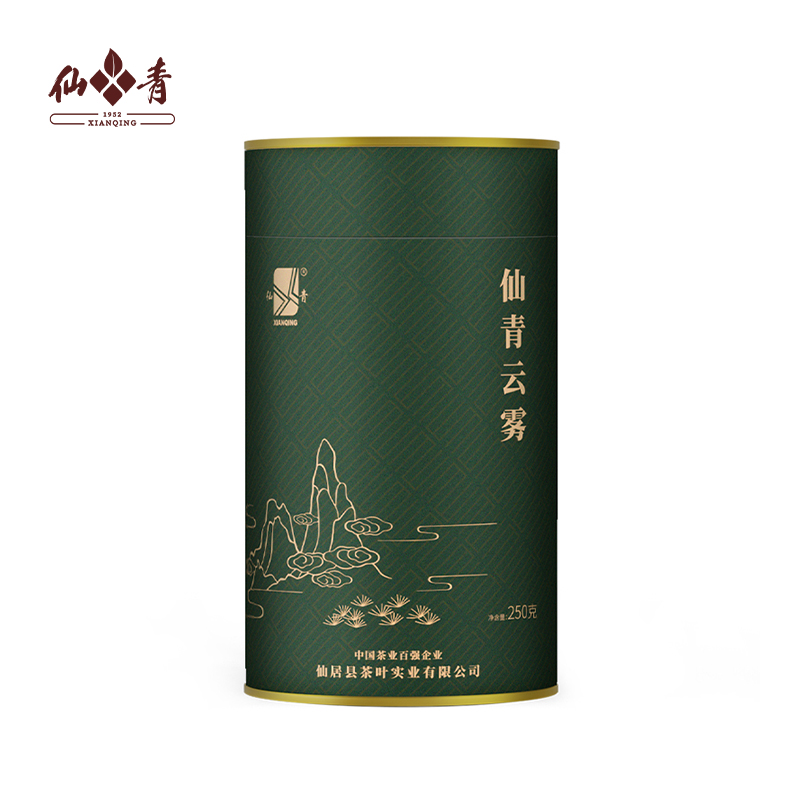 仙青特级云雾茶250g罐装
