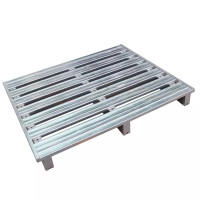 迅迈 1000*1000*125白镀锌 动载1.5 静载1.8T金属托盘铁卡板 工厂货架钢制托盘 叉车仓库仓储栈板