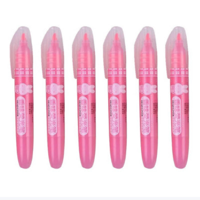 晨光(M&G)FHM21003 单头荧光笔 米菲红 (12支/盒) 2盒装