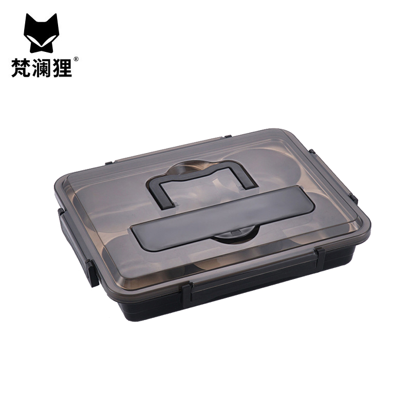 梵澜狸不锈钢分格餐盘 I38 个