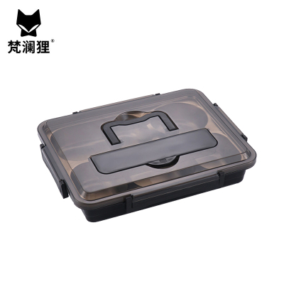 梵澜狸不锈钢分格餐盘 I38 个