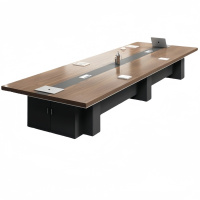 攸形木质会议桌6000*1500*750mm张