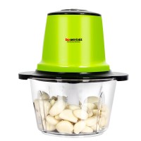 葱压机碎蒜蓉辣椒大蒜电动蒜泥剁器搅蒜切绞肉蒜机器姜打磨挤 敬平 1.5升翠绿色1.5升绞肉机研磨碗(碎物器)