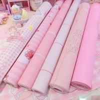 美帮汇少女心墙纸自粘卧室温馨学生宿舍改造壁纸房间装饰桌面柜子墙贴纸