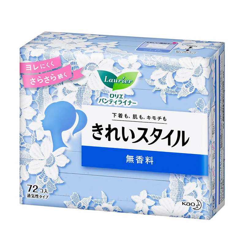 花王乐而雅卫生护垫 无香 14cm*72片