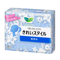 花王乐而雅卫生护垫 无香 14cm*72片