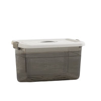 百晟长恒 BSCH-A82E 80L 白盖透明 收纳箱(计价单位:个)白盖透明