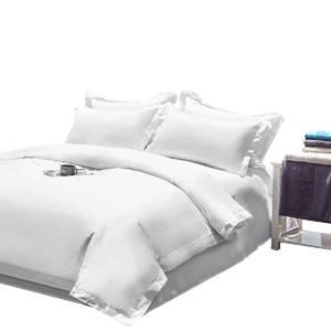 婵思 60*80S喷气全棉贡缎纯白枕套