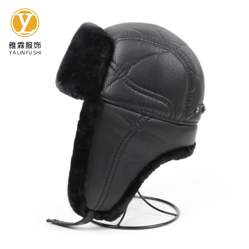 雅霖服 加厚护耳防寒帽YLF-FHM006 顶