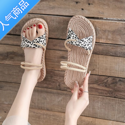 SUNTEK仙女风凉鞋女外穿2023年新款学生百搭罗马两穿网红防滑沙滩凉拖鞋