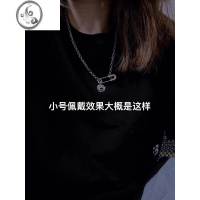 JiMi西太后同款别针项链镂空土星吊坠ins网红气质百搭项链炫酷时尚