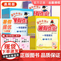 2025新黄冈小状元暑假作业语文数学英语小学一年级二年级三升四五六123456年级下册升学上册同步专项训练习册人教版作业