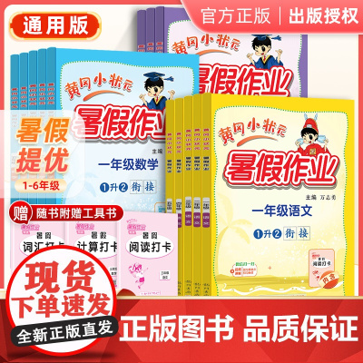2025新黄冈小状元暑假作业语文数学英语小学一年级二年级三升四五六123456年级下册升学上册同步专项训练习册人教版作业