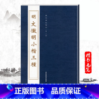 [正版]单本明文徵明小楷三种历代碑帖精粹第八辑 繁体旁注毛笔楷书碑帖字帖临摹明代名家经典书法集成人毛笔字帖北京工艺美术