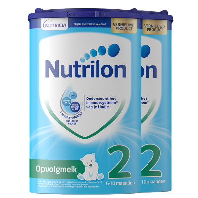 2罐|诺优能Nutrilon荷兰牛栏婴幼儿配方奶粉2段800g/罐原装进口