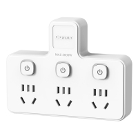 齐心 LCE-WZ15F 一转三转换器 白