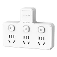 齐心 LCE-WZ15F 一转三转换器 白