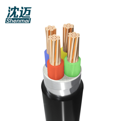 沈迈 铜芯铠装电缆 ZC-VV22-4*10mm² /米