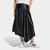 ADIDAS阿迪达斯三叶草裙子舒适休闲不对称裙摆女裙半身裙IT9415 D