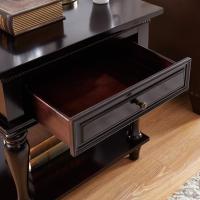 森美人现代简约美式边几轻奢实木角几茶几客厅摆件小户型正方形沙发边柜