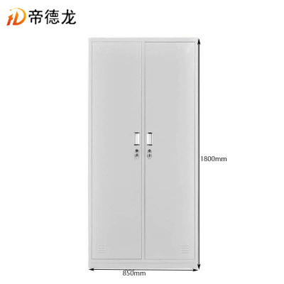 帝德龙衣柜员工宿舍存包柜储物柜两门 850*420*1800mm