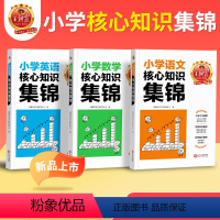小学核心知识集锦2本[数学+英语] 小学通用 [正版]核心知识集锦语文数学英语知识大盘点一二三四五六年级小学知识大全手册