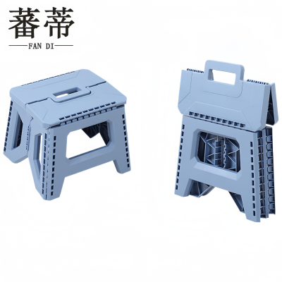 蕃蒂塑料凳矮凳 蓝色个