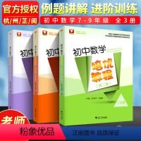 初中数学培优教程七八九年级(3本) 初中通用 [正版]初中数学培优教程七八九年级第二版林静高海洋 初一初二初三数学名校课