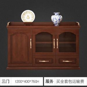 汐岩办公家具 油漆实木贴皮茶水柜 矮柜 茶柜储物柜 落地低柜 125
