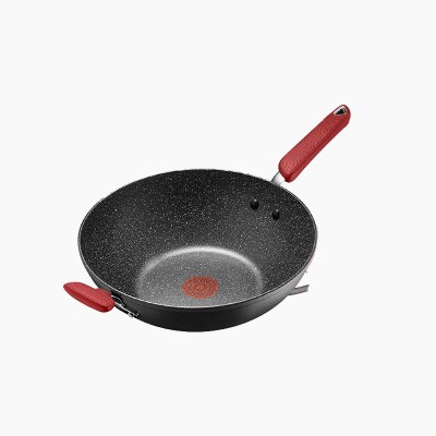 苏泊尔(SUPOR) PC34W8 炒锅不粘锅火红点炒菜锅麦饭石色电磁炉燃气灶通用