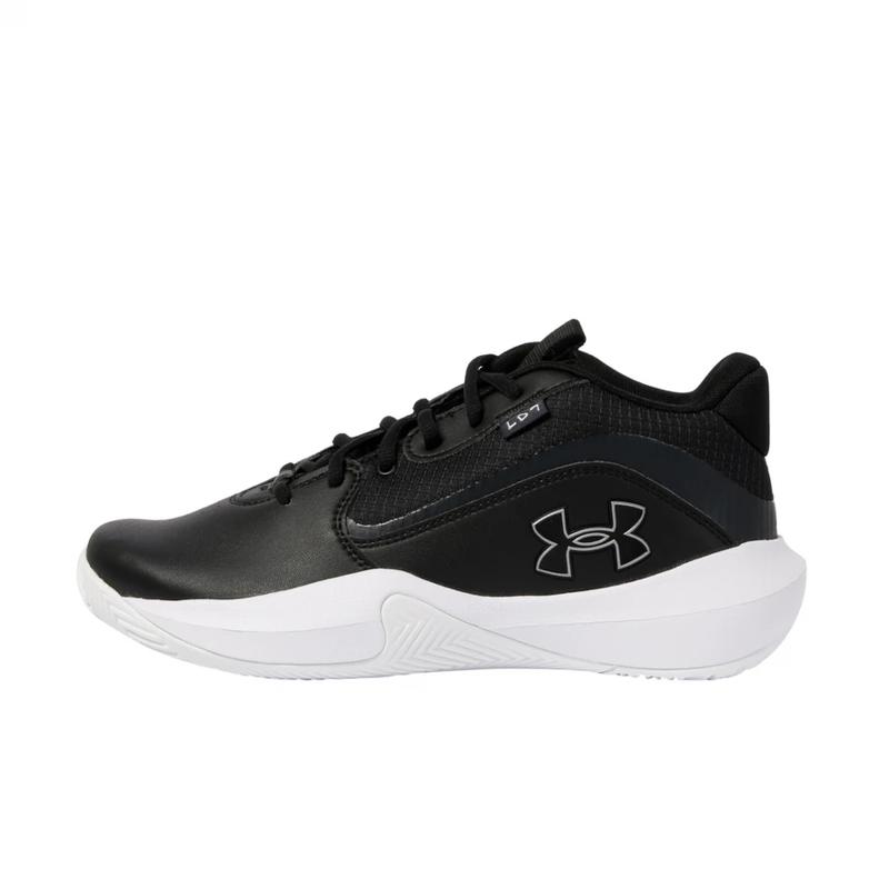 安德玛(under armour)篮球鞋男子缓震舒适轻便低帮运动场训练鞋黑