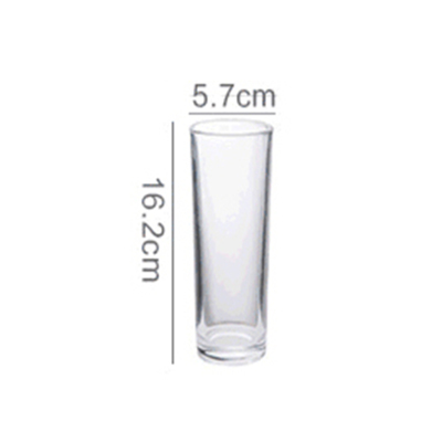 顺心优 透明玻璃果汁杯水杯早餐牛奶杯啤酒杯 325ml/个