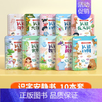 [10本套]识字启蒙游戏书 [正版]斗半匠识字早教安静书幼儿识字启蒙游戏书儿童象形看图识字卡片早教识字贴幼儿认字神器全套