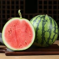 [西沛生鲜]云南新鲜麒麟西瓜 1个 6-7斤 新鲜水果 汁多肉甜