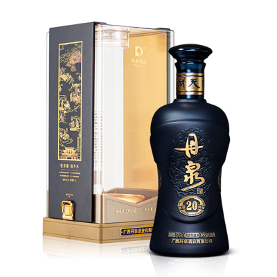 酒厂直营正品保障-广西丹泉酒洞藏20加量装53度酱香型白酒600mL单瓶礼盒收藏送礼