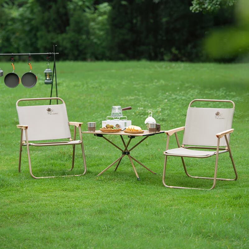 大迈露营桌椅套装/热带棕DM-2015*1+DM-2013*2 1桌2椅