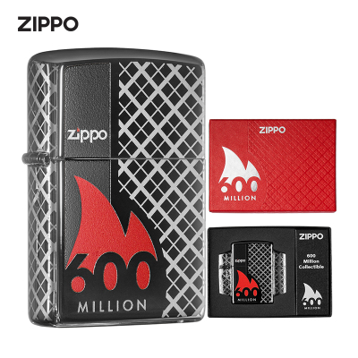 zippo芝宝打火机zippo正版原装防风煤油打火机49272-000005突破6亿纪念时刻纪念时刻套装-新机无油突破6亿纪念时刻