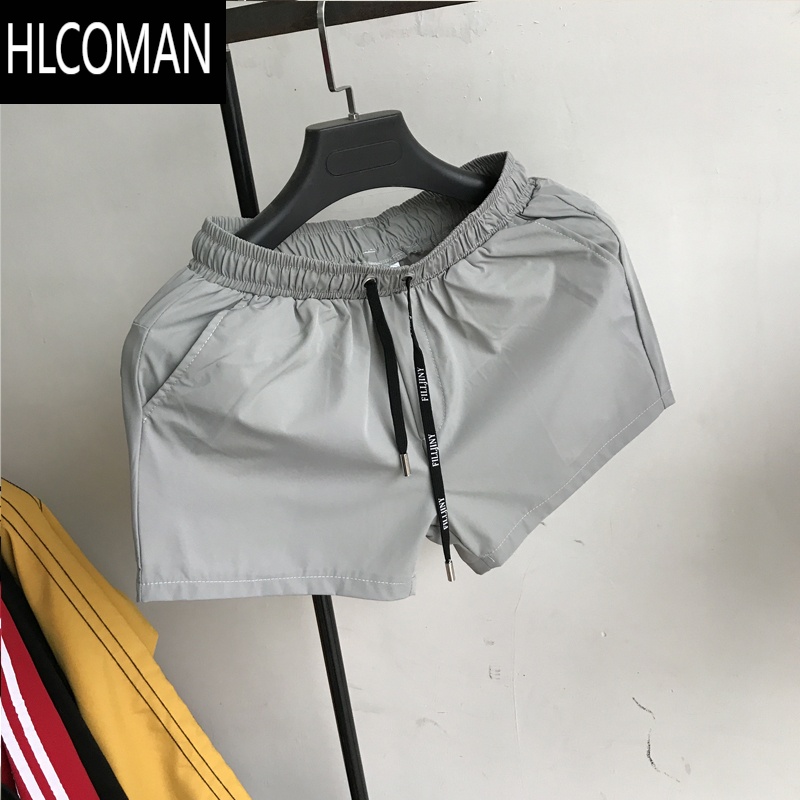 HLCOMAN不过膝短裤男夏季超短休闲运动弹力百搭大裤衩情侣三分睡裤裤头