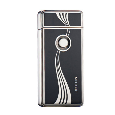 jobon中邦防风打火机充电创意USB双电弧打火机金属电子点烟器