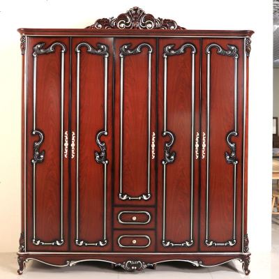 美式乡村 法式衣柜 欧式衣柜古典大衣橱美式衣柜三深色家具 邮