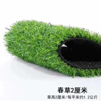人工草坪草皮真坪人造坪假皮幼儿园婚庆人工绿色地毯户外装饰塑料绿植2厘米春草（优质柔软）