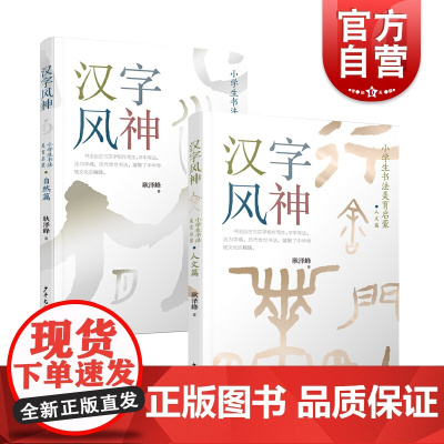 汉字风神小学生书法美育启蒙 少儿书法 少年儿童出版社